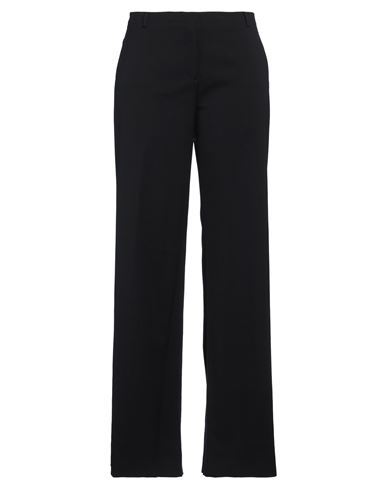 Mantù Woman Pants Black Size 12 Wool, Elastane In Black