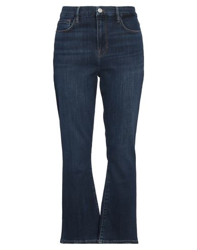 Frame Woman Jeans Blue Size 31 Cotton, Lyocell, Polyester, Elastane In Blue