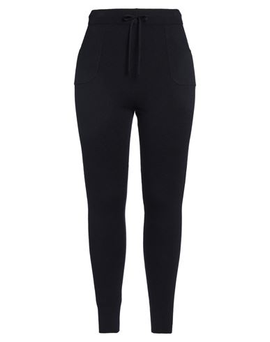 Cashmere Company Woman Pants Midnight Blue Size 14 Wool, Cashmere In Blue
