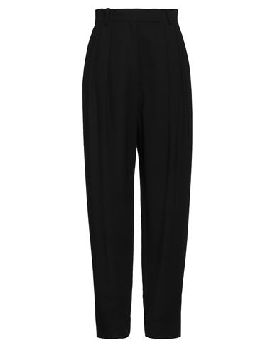 Khaite Woman Pants Black Size 8 Viscose, Virgin Wool, Elastane In Black