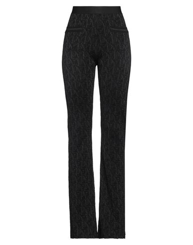 Palm Angels Woman Pants Black Size L Viscose, Polyester, Polyamide In Black