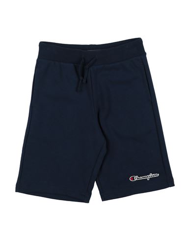 Champion Toddler Boy Shorts & Bermuda Shorts Midnight Blue Size 7 Cotton, Polyester In Black