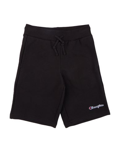 Champion Toddler Boy Shorts & Bermuda Shorts Black Size 5 Cotton, Polyester In Black