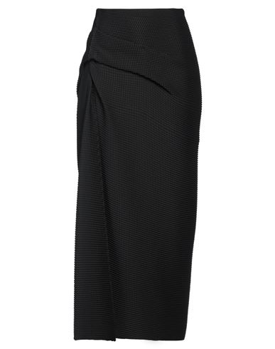 Del Core Woman Maxi Skirt Black Size 8 Polyester In Black