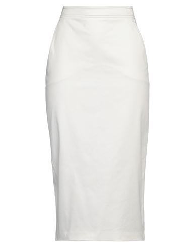 Max Mara `losanna` Knit Skirt In Off White