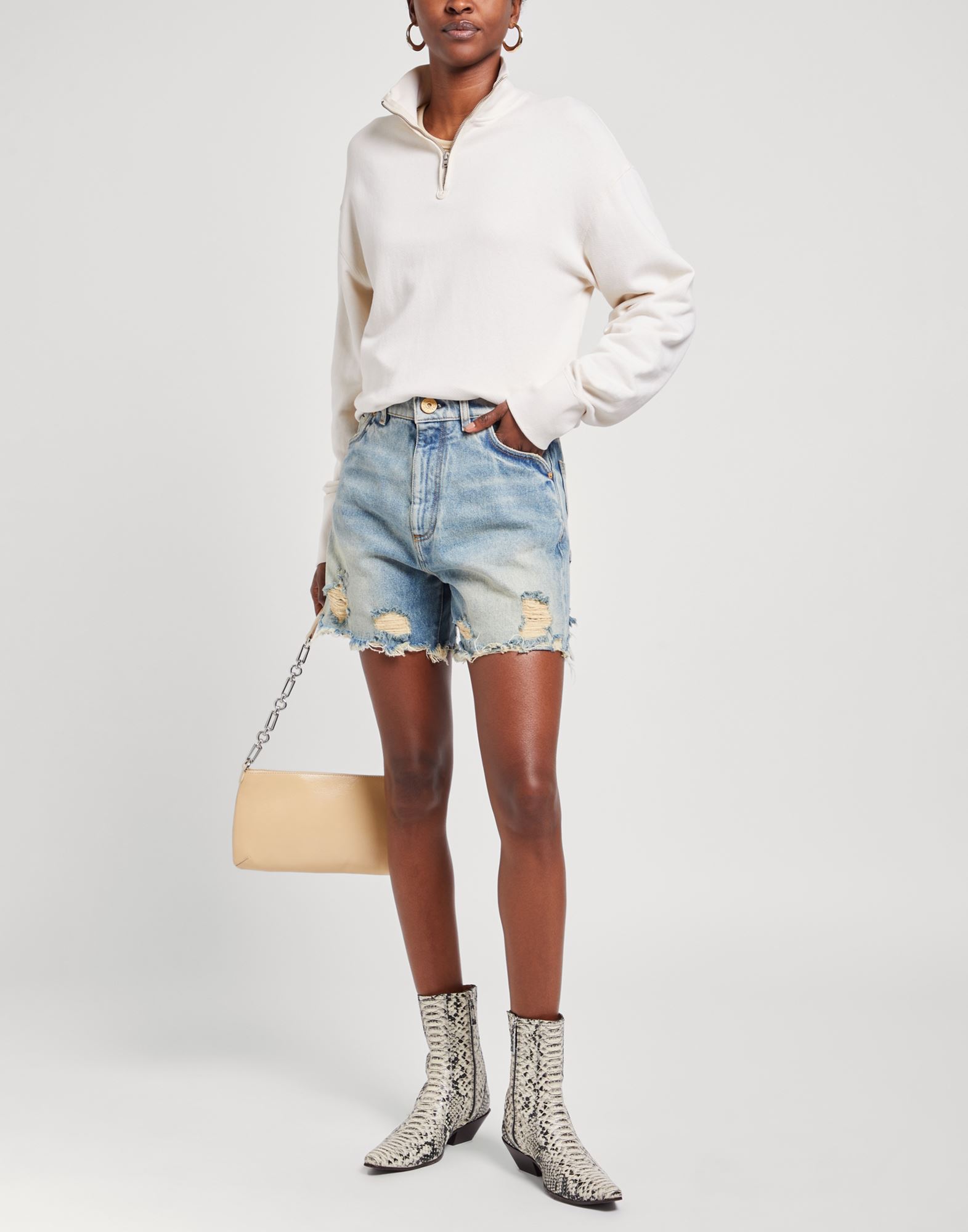  Balmain - Hosen & Röcke - Jeansshorts - On Yoox.com 