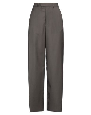 Mm6 Maison Margiela Woman Pants Charcoal Size 6 Virgin Wool In Grey