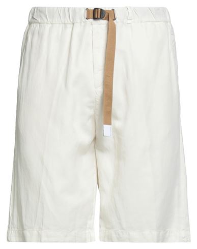 White Sand Man Shorts & Bermuda Shorts Cream Size 34 Lyocell, Linen, Cotton