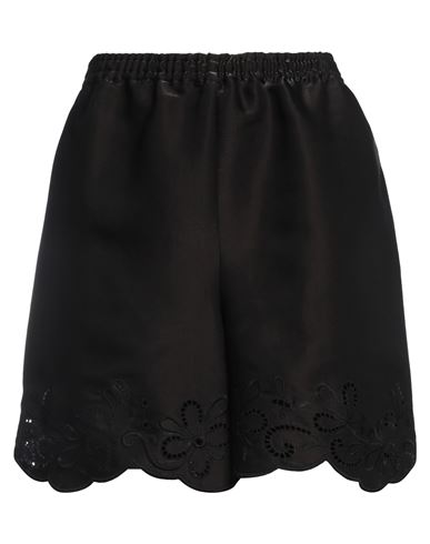 Boutique Moschino Woman Shorts & Bermuda Shorts Black Size 10 Viscose, Polyester, Cotton In Black