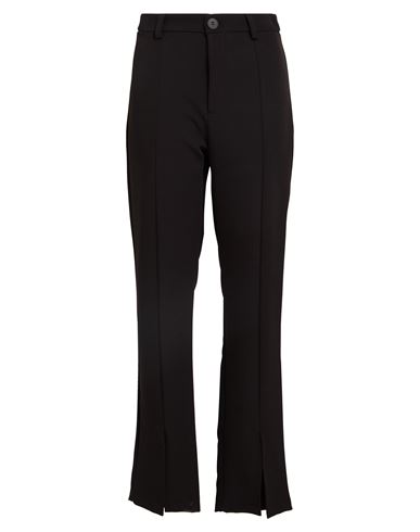 Vanessa Scott Woman Pants Black Size L Polyester, Elastane In Black
