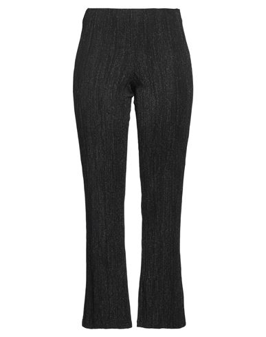 Le Tricot Perugia Woman Pants Black Size L Viscose, Polyamide, Polyester, Elastane In Black