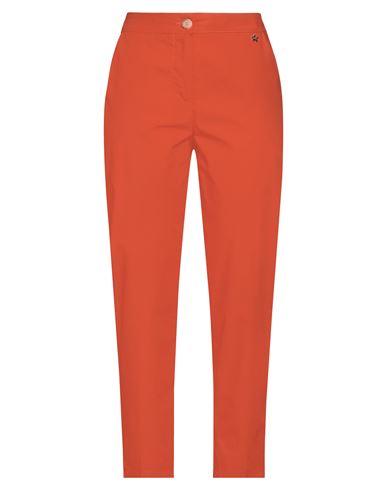 Souvenir Woman Pants Rust Size S Cotton In Red
