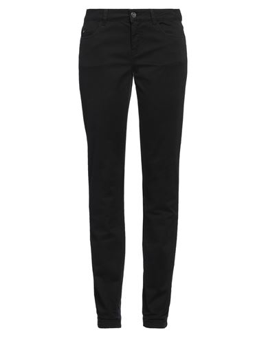 Marella Sport Woman Pants Black Size 8 Cotton, Elastane In Black