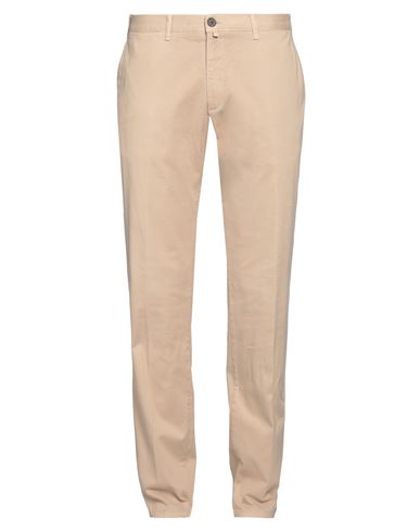 Barbour Man Pants Sand Size 40 Cotton, Elastane In Beige
