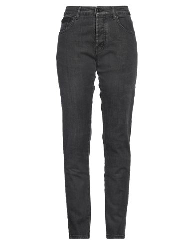 Costume National Woman Jeans Black Size 36 Cotton, Elastane In Black
