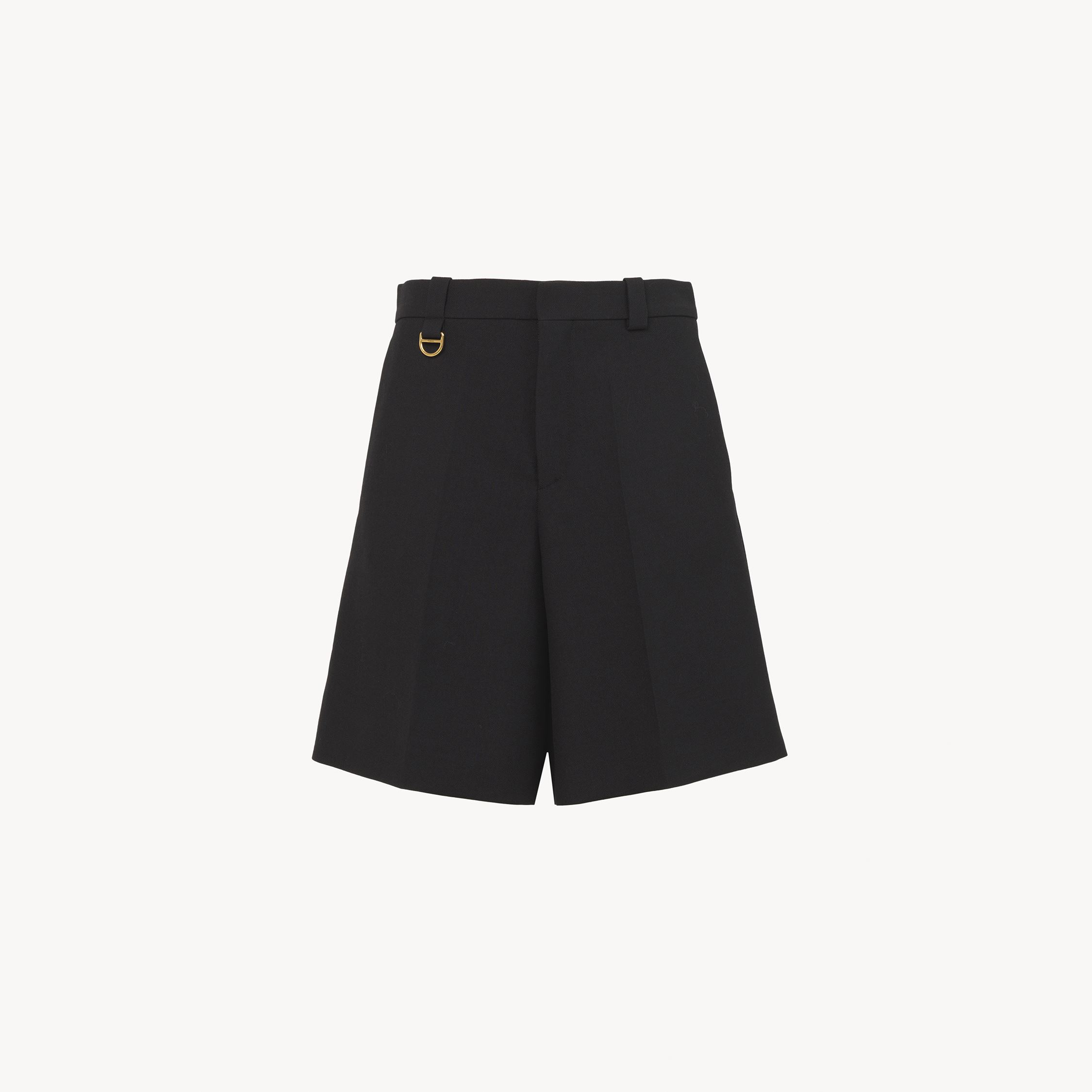 Chloé Chloe Virgin Wool Shorts Women In Black