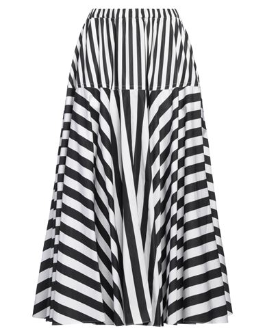 Shop Patou Woman Midi Skirt Black Size 4 Cotton