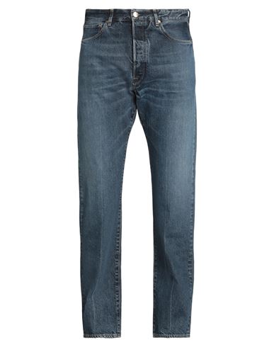 Golden Goose Golden Happy Stone Washed Jeans In Blue