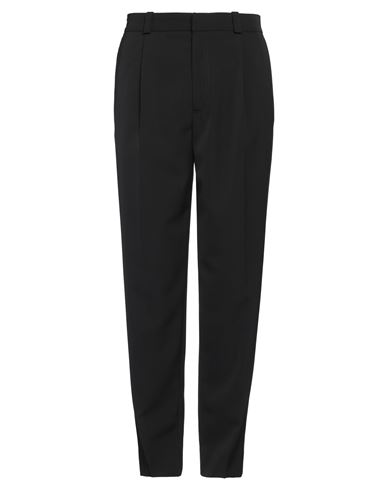Acne Studios Man Pants Black Size 30 Polyester, Wool In Black