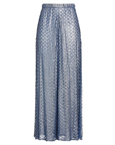 Missoni Woman Pants Blue Size 10 Viscose In Blue
