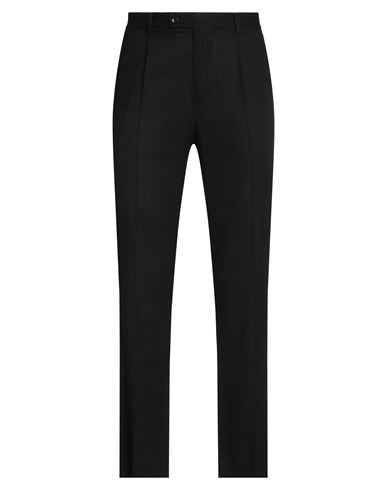 Daniele Alessandrini Homme Man Pants Black Size 28 Linen, Viscose In Black