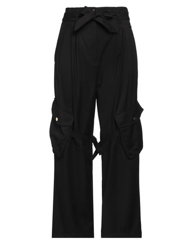 Pinko Woman Pants Black Size 10 Polyester, Viscose, Elastane In Black