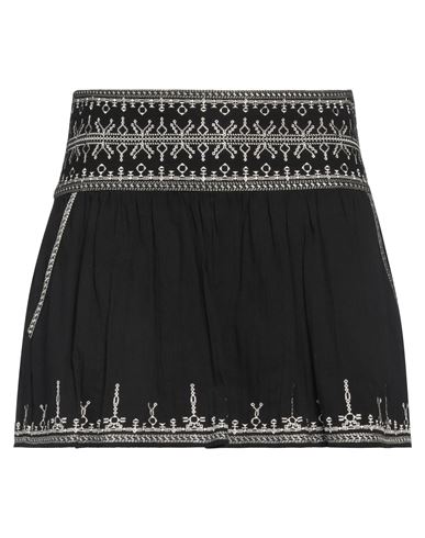 Isabel Marant Étoile Marant Étoile Woman Mini Skirt Black Size 10 Cotton In Black