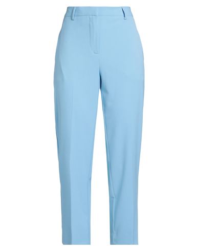Ottod'ame Woman Pants Sky Blue Size 12 Polyester, Viscose, Elastane In Blue