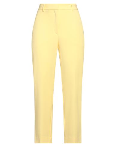 Ottod'ame Woman Pants Yellow Size 4 Polyester, Viscose, Elastane In Yellow