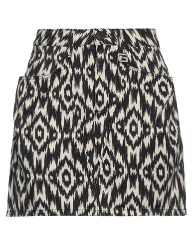 Gaelle Paris Gaëlle Paris Woman Denim Skirt Black Size 27 Cotton In Black