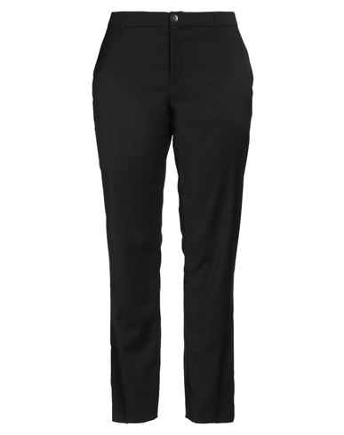 Xandres Woman Pants Black Size 16 Polyester, Wool, Elastane In Black