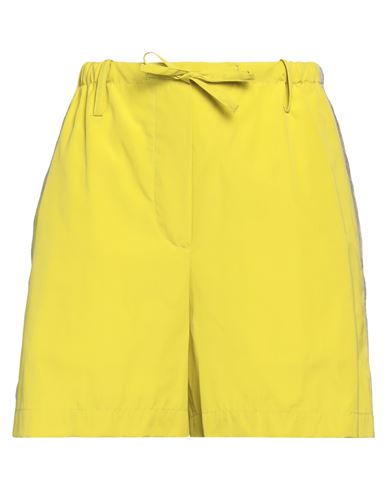 Shop Dries Van Noten Woman Shorts & Bermuda Shorts Lime Green Size 6 Cotton
