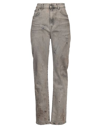 Dondup Woman Jeans Grey Size 29 Cotton, Elastane In Grey