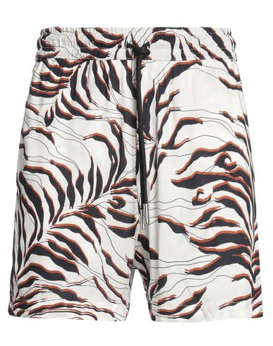 Gaelle Paris Gaëlle Paris Man Shorts & Bermuda Shorts Off White Size 36 Viscose In Off White