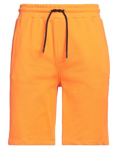 Peuterey Man Shorts & Bermuda Shorts Orange Size Xs Cotton, Elastane In Orange