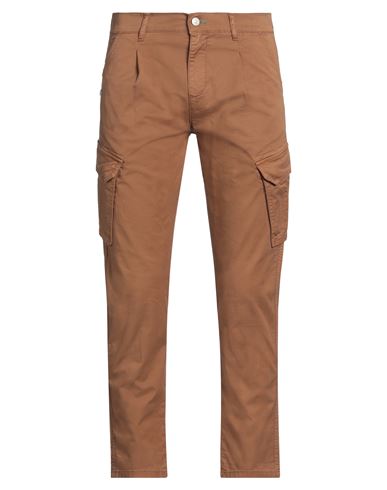 Grey Daniele Alessandrini Man Pants Brown Size 32 Cotton, Elastane In Brown