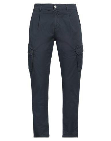 Grey Daniele Alessandrini Man Pants Navy Size 33 Cotton, Elastane In Navy