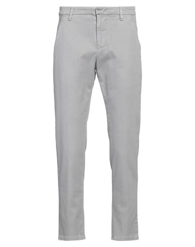Dondup Man Pants Grey Size 28 Cotton, Lyocell, Elastane In Grey