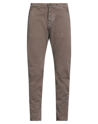 Xagon Man Pants Dark Brown Size 38 Cotton, Elastane In Brown