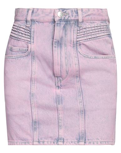 Isabel Marant Étoile Marant Étoile Woman Denim Skirt Pink Size 2 Cotton In Pink