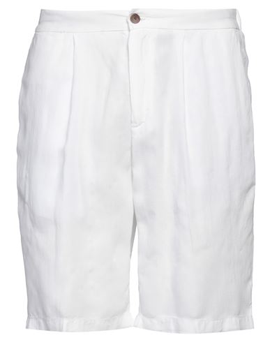 Devore Incipit Man Shorts & Bermuda Shorts White Size 40 Linen In White