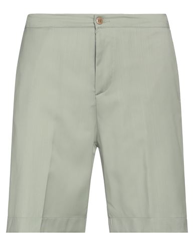 Costumein Man Shorts & Bermuda Shorts Light Green Size 32 Virgin Wool In Green