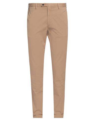 Devore Incipit Man Pants Camel Size 38 Cotton, Polyamide In Beige