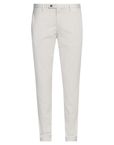 Devore Incipit Man Pants White Size 32 Cotton, Elastane In Grey