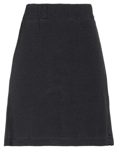 Ottod'ame Woman Mini Skirt Black Size 6 Viscose In Black