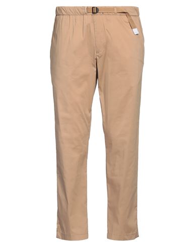 Shop White Sand Man Pants Sand Size 38 Cotton, Polyamide, Elastane In Beige