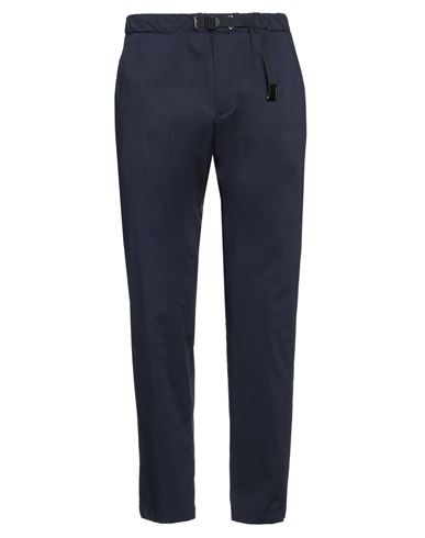 Shop White Sand Man Pants Navy Size 28 Cotton, Polyamide, Elastane In Navy Blue