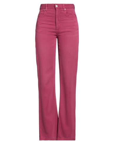 ISABEL MARANT ÉTOILE MARANT ÉTOILE WOMAN JEANS MAGENTA SIZE 6 TENCEL 