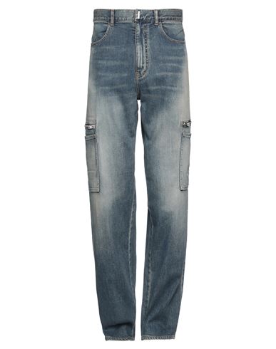 Givenchy Man Jeans Blue Size 33 Cotton, Elastane In Blue