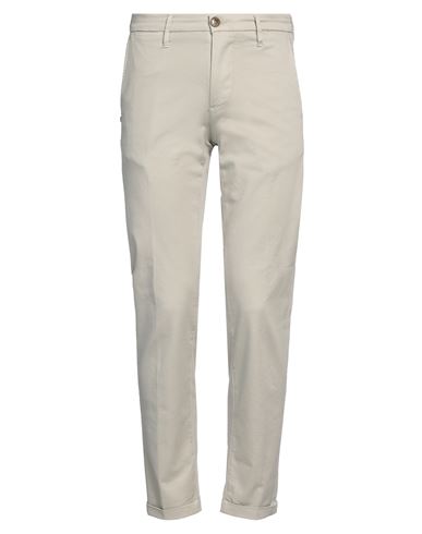 Re-hash Re_hash Man Pants Beige Size 31 Cotton, Elastane In Sage Green